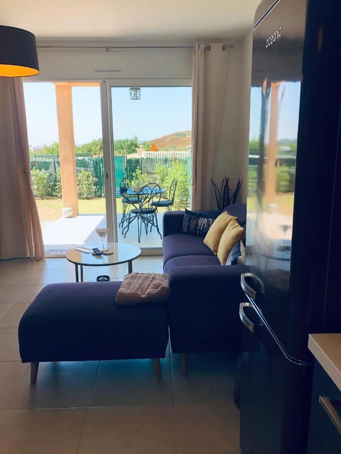 Mini-villa mitoyenne de type F2 proche Golfe de Lava Appietto Esterno foto